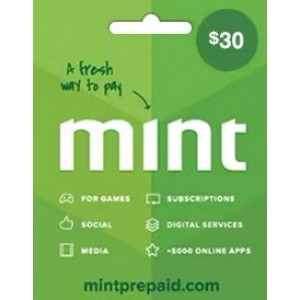 自动发卡 Mint预付卡 (Global) 30美金 薄荷预付卡 造币厂预付卡 