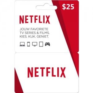 美国Netflix Gift Card 25美金充值预付卡礼品卡