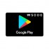 5000韩元韩国谷歌Play礼品卡Google Play礼品卡
