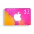 3美元美国苹果手机苹果商店APP STORE iTunes Apple gift card 礼品卡兑换码100%不封号 美国iTunes礼品卡